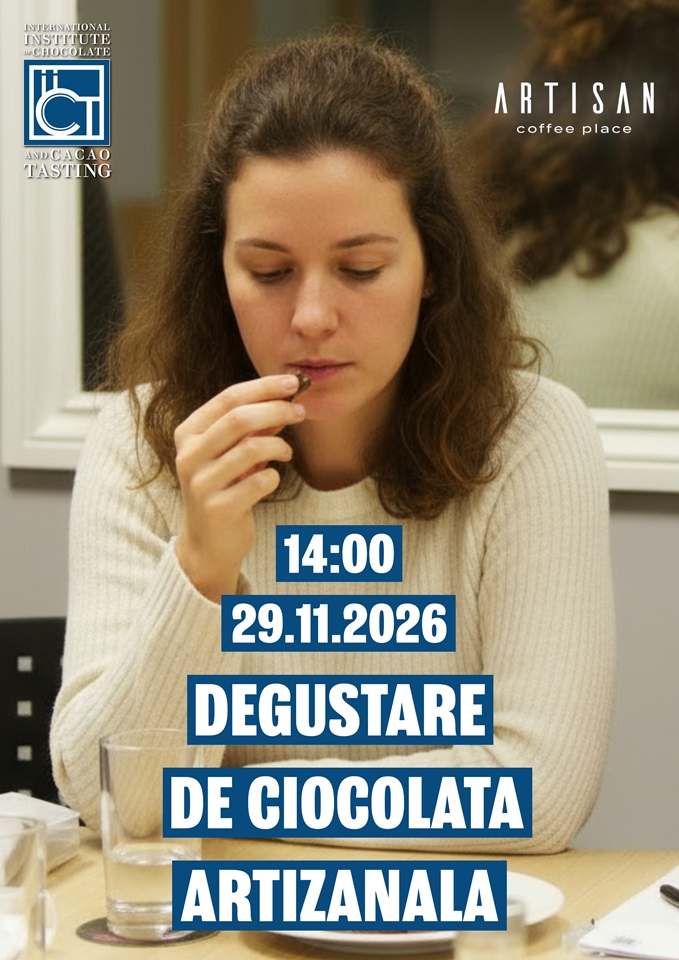 Degustare de ciocolata artizanala (bean-to-bar / craft chocolate)